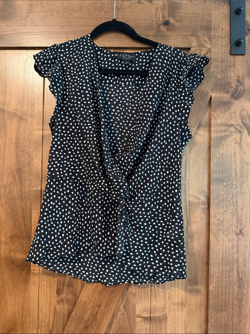 Laundry by Shelli Segal ruffle sleeved blouse